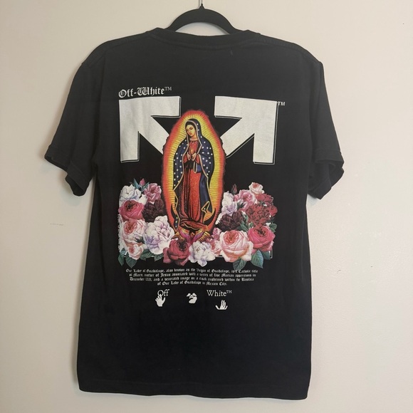 Off-White Other - OFF WHITE Our Lady of Guadalupe Graphic Black T-Shirt Medium